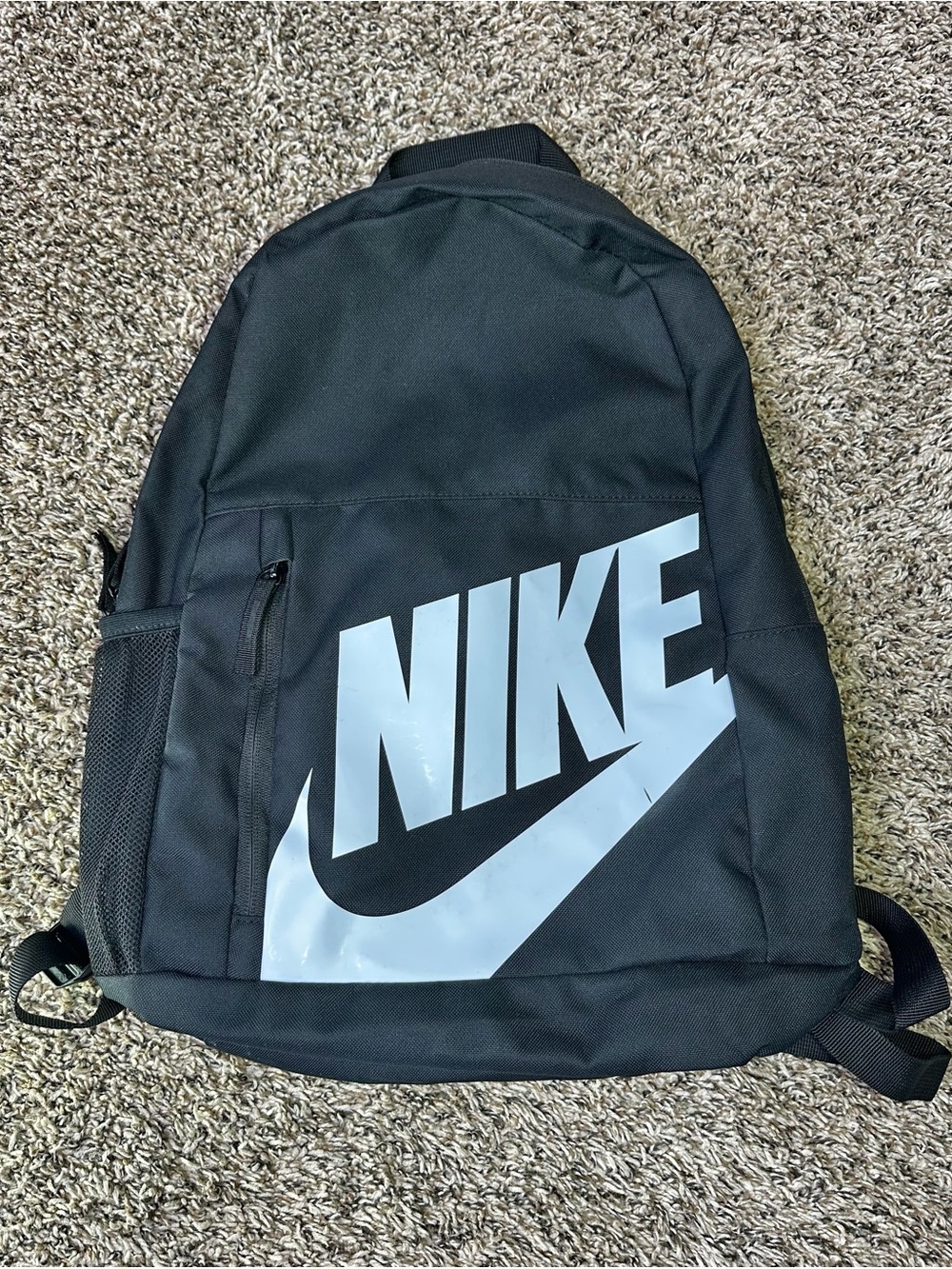 Nike Elemental Backpack School Gym Book Bag Black Hiking Travel